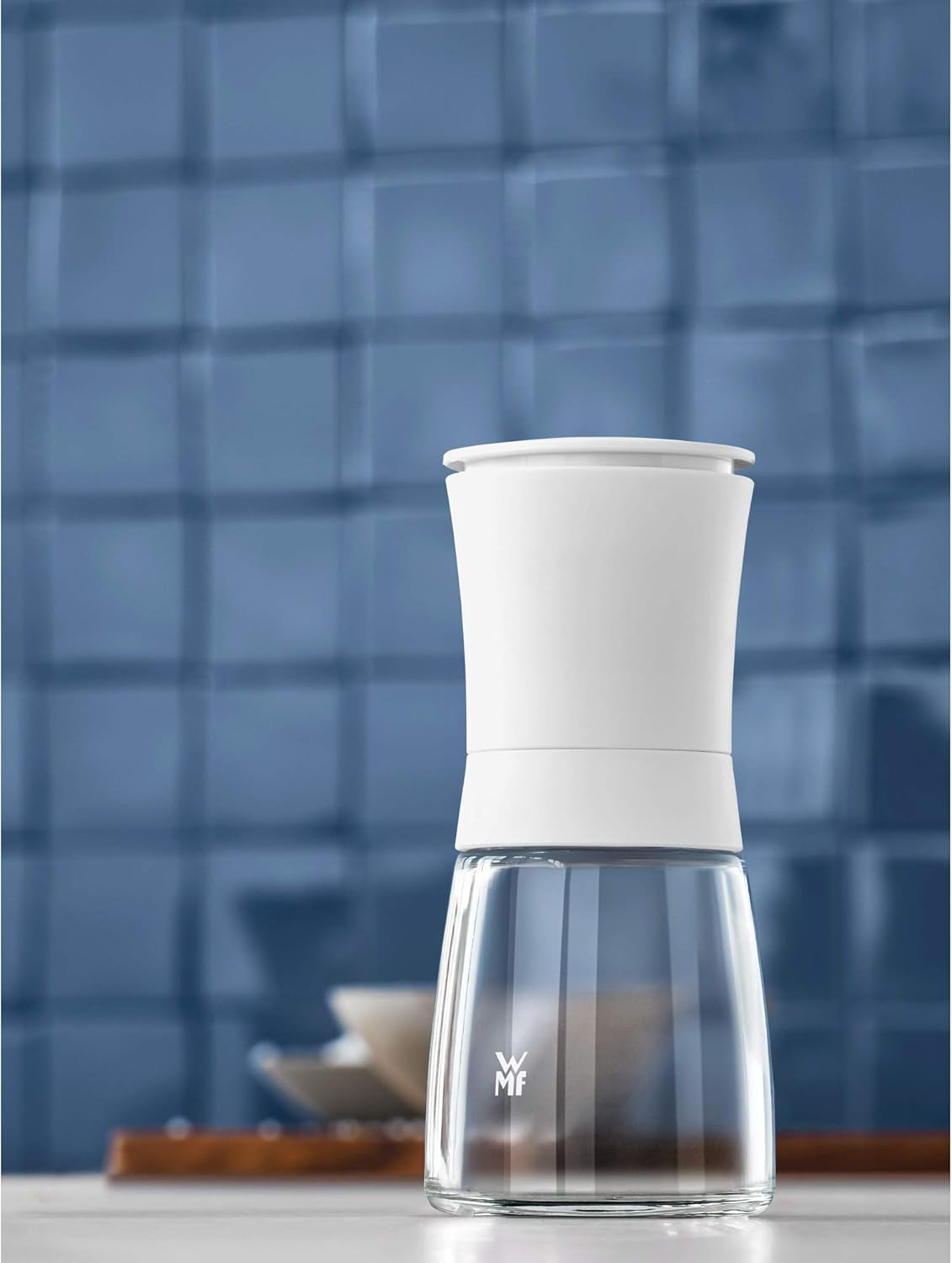 WMF Trend salt- eller peberkværn 14 cm, uden fyld, keramisk kværn, plast, glas, hvid Kværne og skæremaskiner Naty Shop