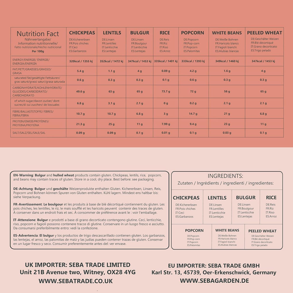 Seba Garden White Beans 1 kg – (Kuru Fasulye), premium tørrede tyrkiske bønner, høj i protein og fibre, helt naturlige og veganske – ideel til gryderetter, supper, gryderetter