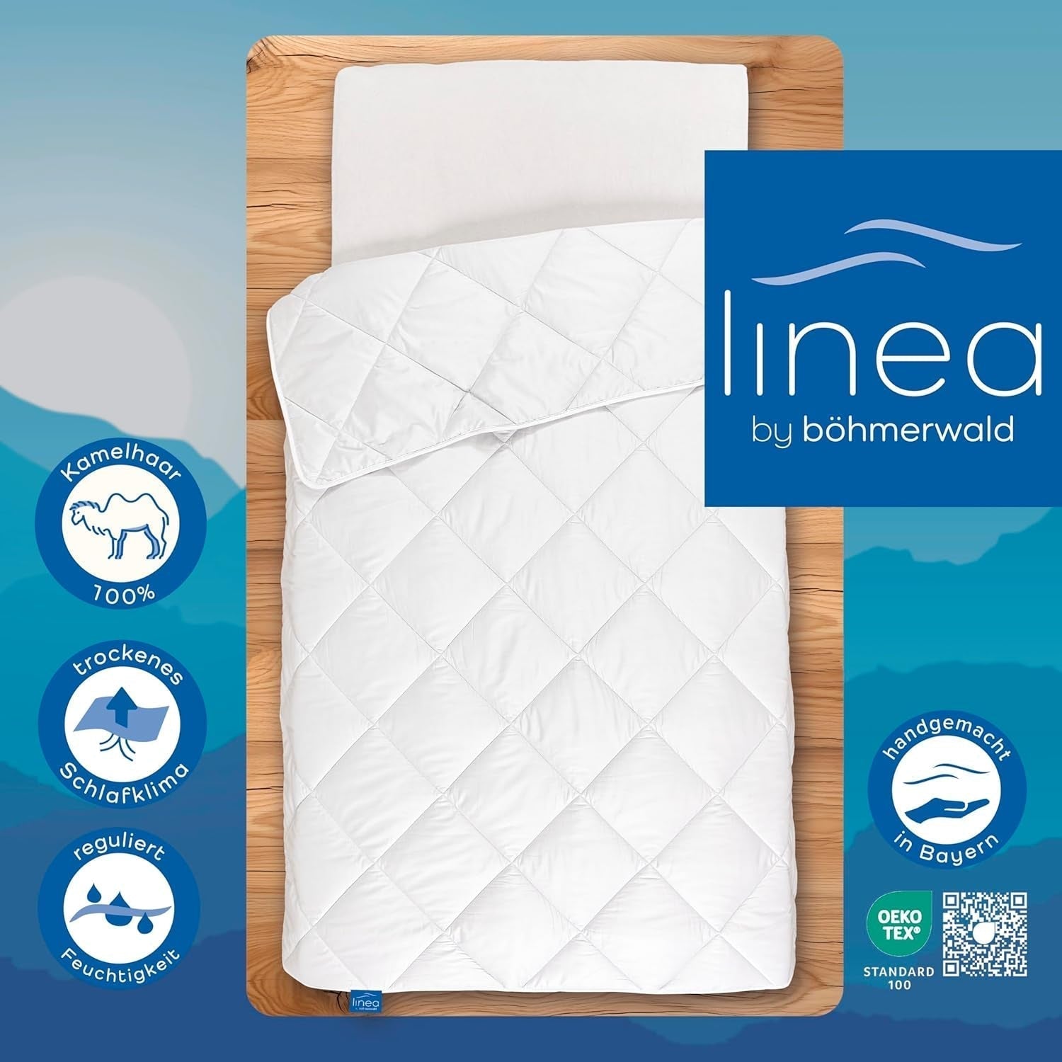 Plapumă Exclusiv, păr de cămilă, alb, 200 X 200 Cm Plapumi si pilote Naty Shop