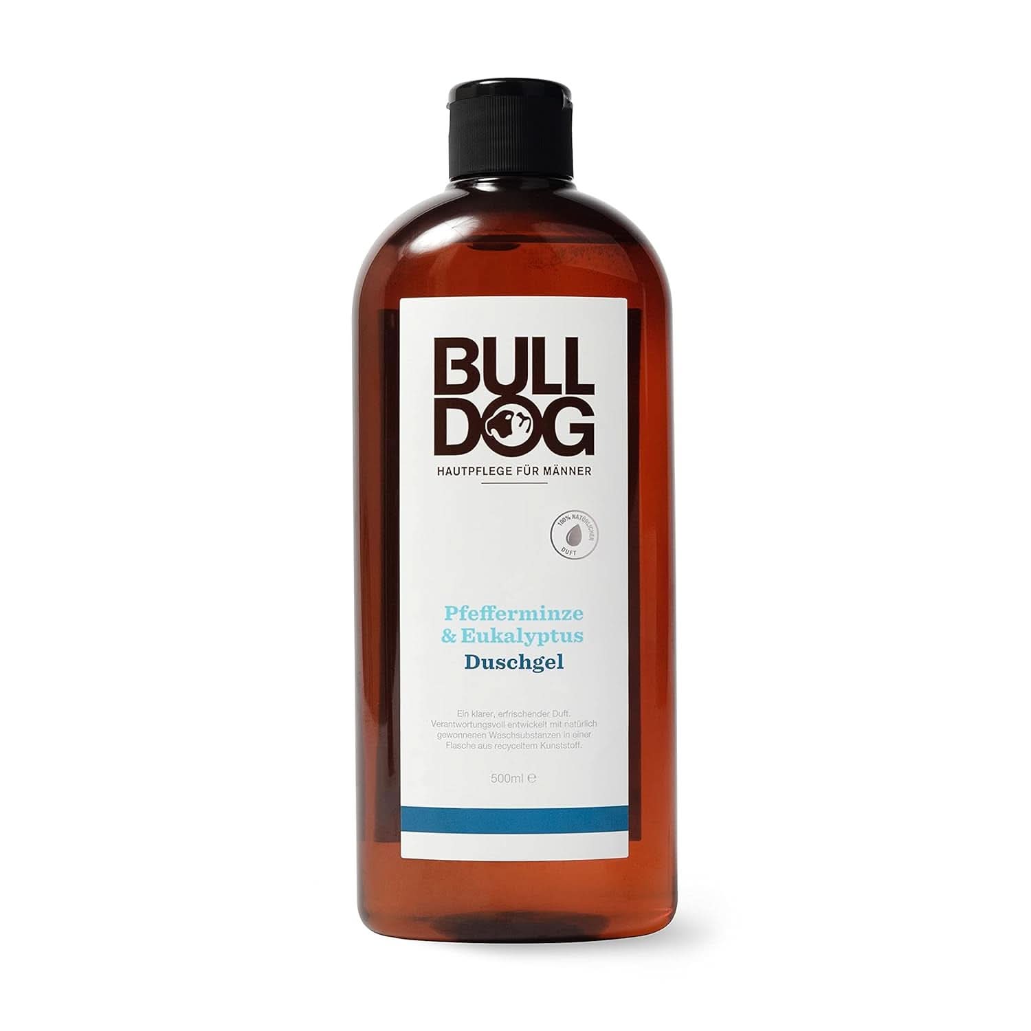 BULLDOG, Shower gel til mænd med citron og bergamot, 500 ml Brusebad og bad Naty Shop 500 ml Mint - Eucalyptus