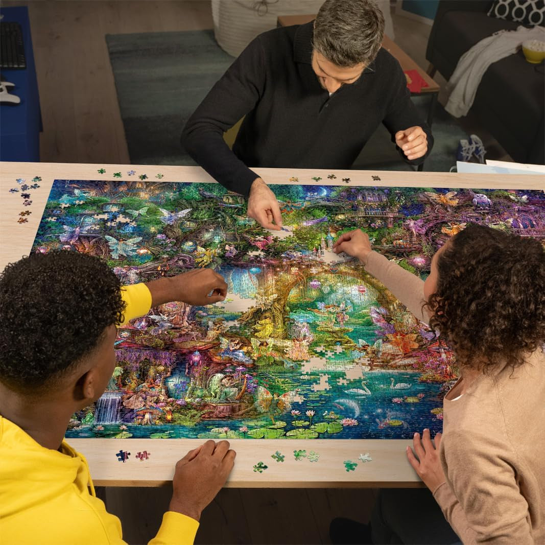 Ravensburger Puzzle 12000810 - Lumea ascunsă a zânelor - puzzle jigsaw de 4000 de piese pentru adulți cu vârsta de peste 14 ani Puzzle Naty Shop