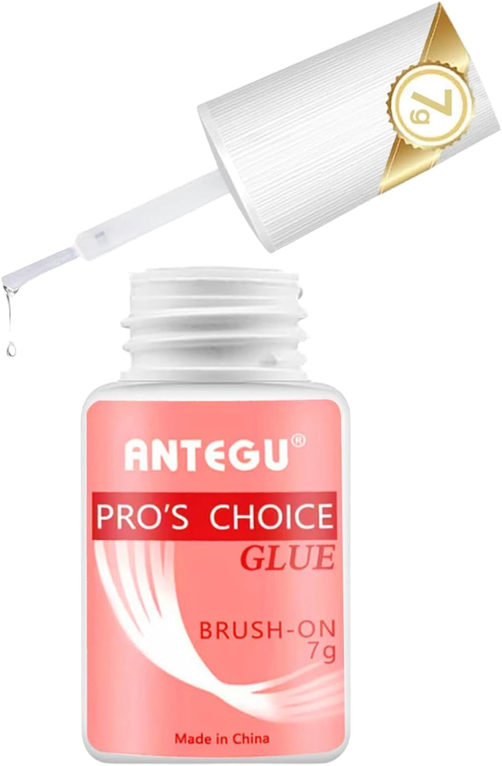 Lipici extra puternic pentru unghii – Include pensulă, 4 x 7g lipici pentru extensii de unghii, lipici acrilic pentru vârfuri și lipici artificial pentru unghii