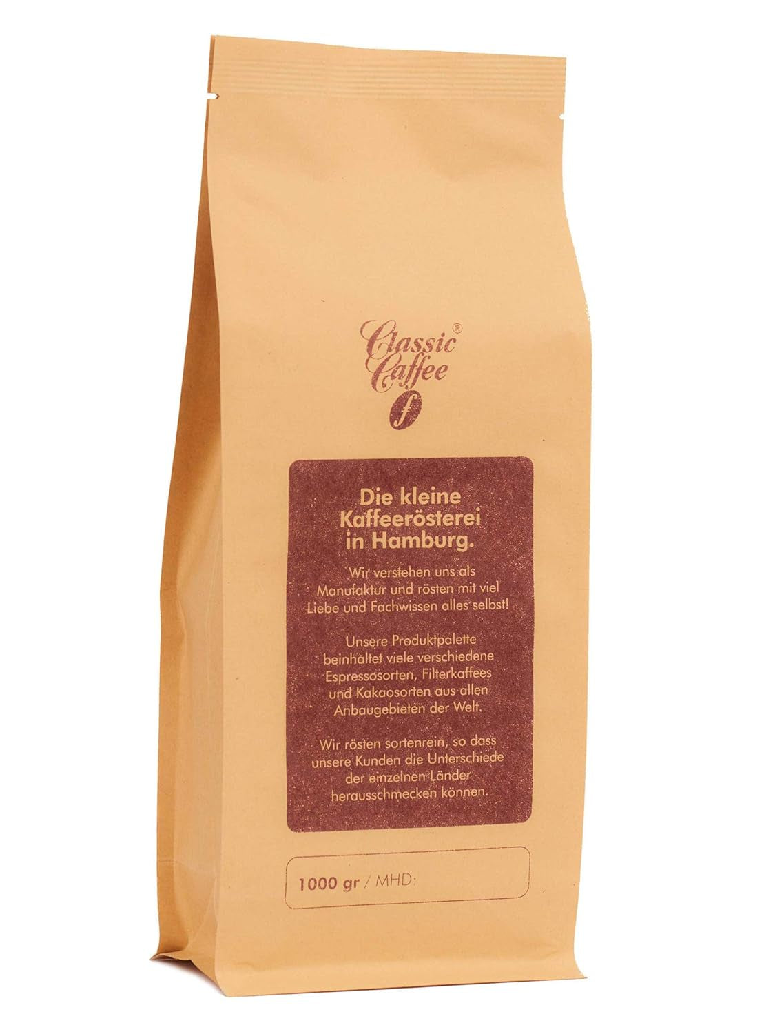 Aromatisierter Kaffee - Schokolade - 1000g - Ganze Bohne