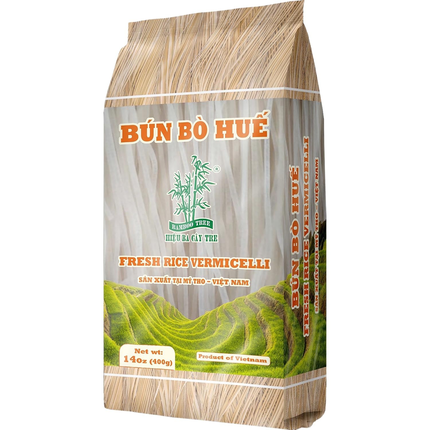 BAMBUTRÆ - Bun Bo Hue risnudler - (1 X 400 G)