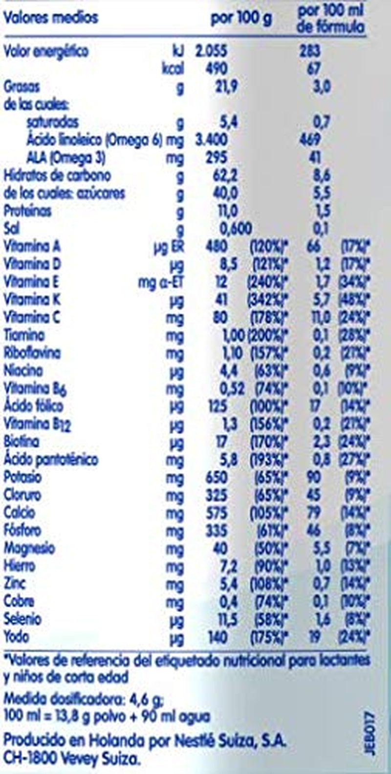 Mejeriprodukter 3 BØRN 800 G