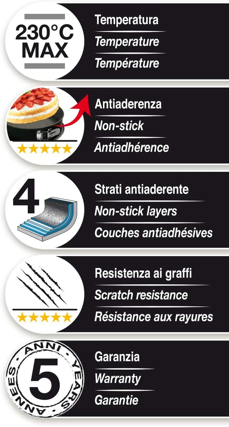 Blackstone Kuchenform 12 Muffins, Stahl, Schwarz/Grau Stein, 6 Einheiten Forme og bageplader Naty Shop