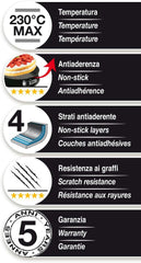 Blackstone Kuchenform 12 Muffins, Stahl, Schwarz/Grau Stein, 6 Einheiten Forme og bageplader Naty Shop