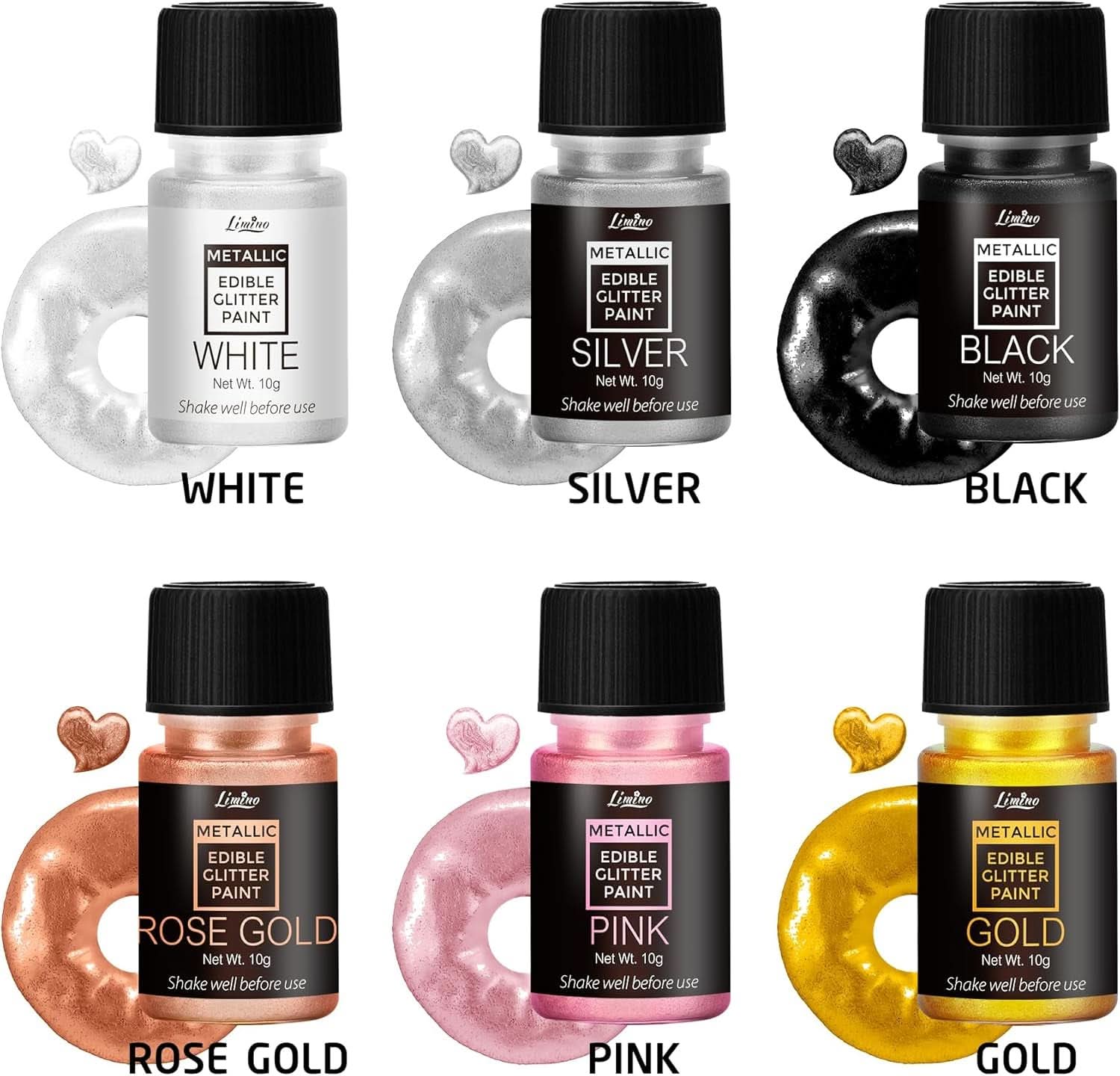 Glitter comestibil lichid, 60 ml Naty Shop