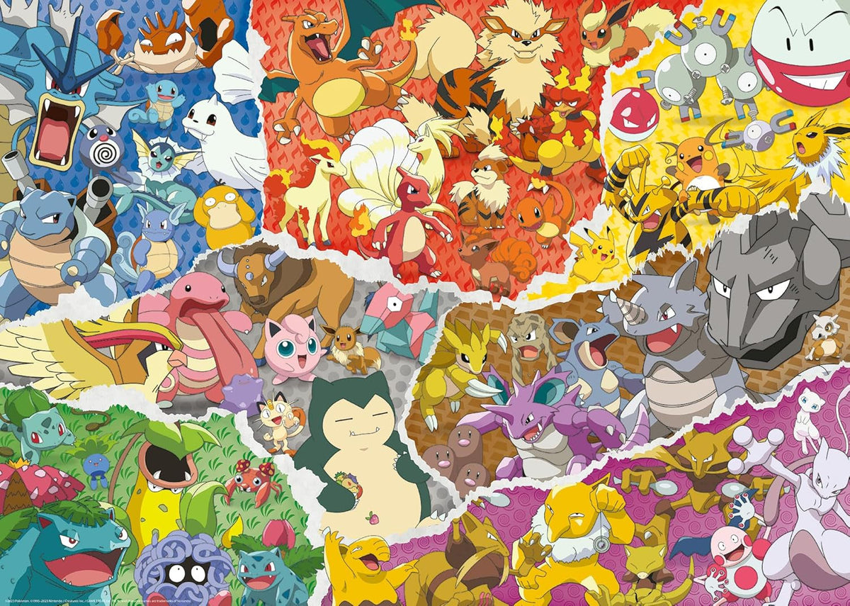 Ravensburger Puzzle 12000832 - Pokémon Adventure - 1000 brikker Pokémon puslespil til voksne og børn over 14 år Puslespil Naty Shop Nyt design