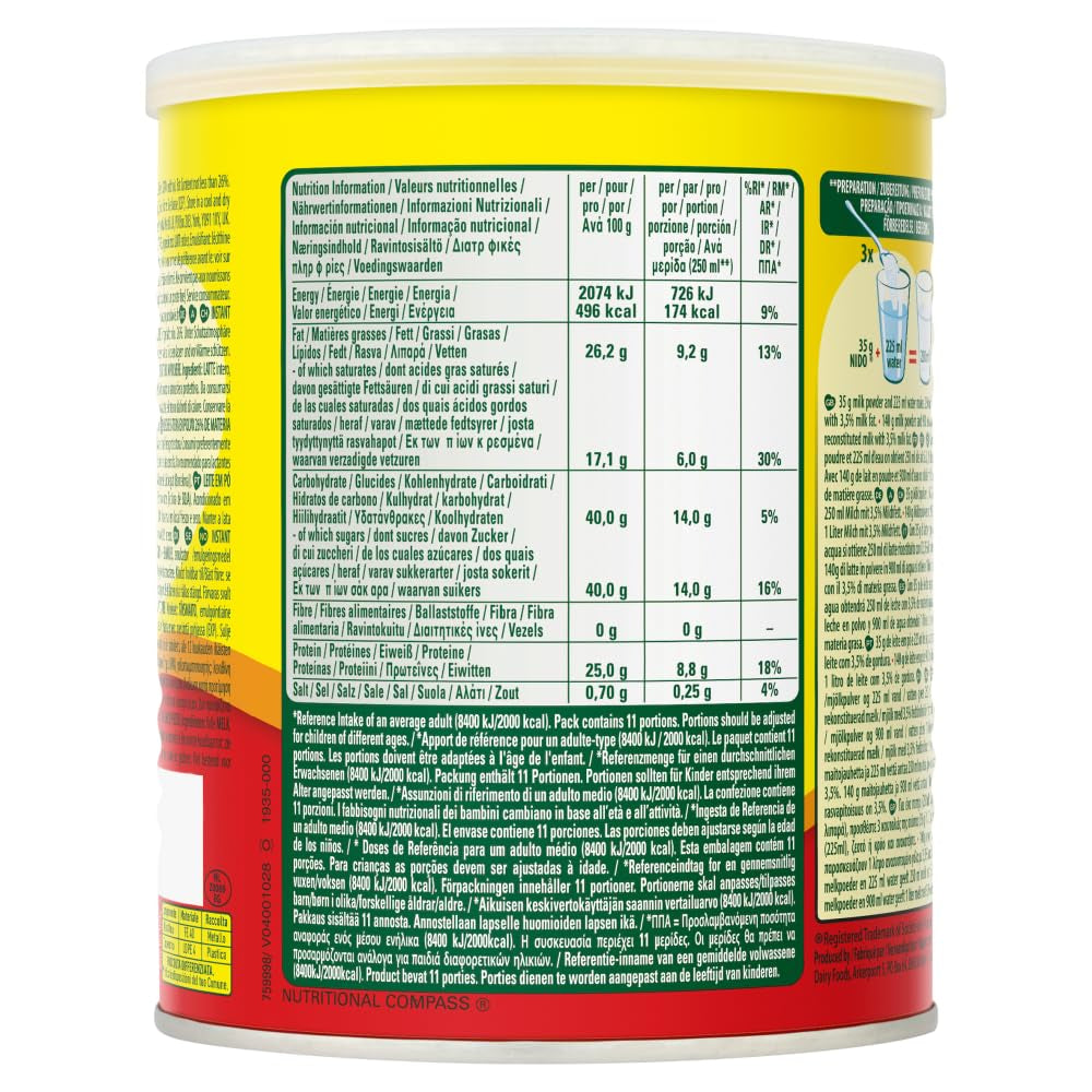 - Mælkepulver - (1 X 400 GR)