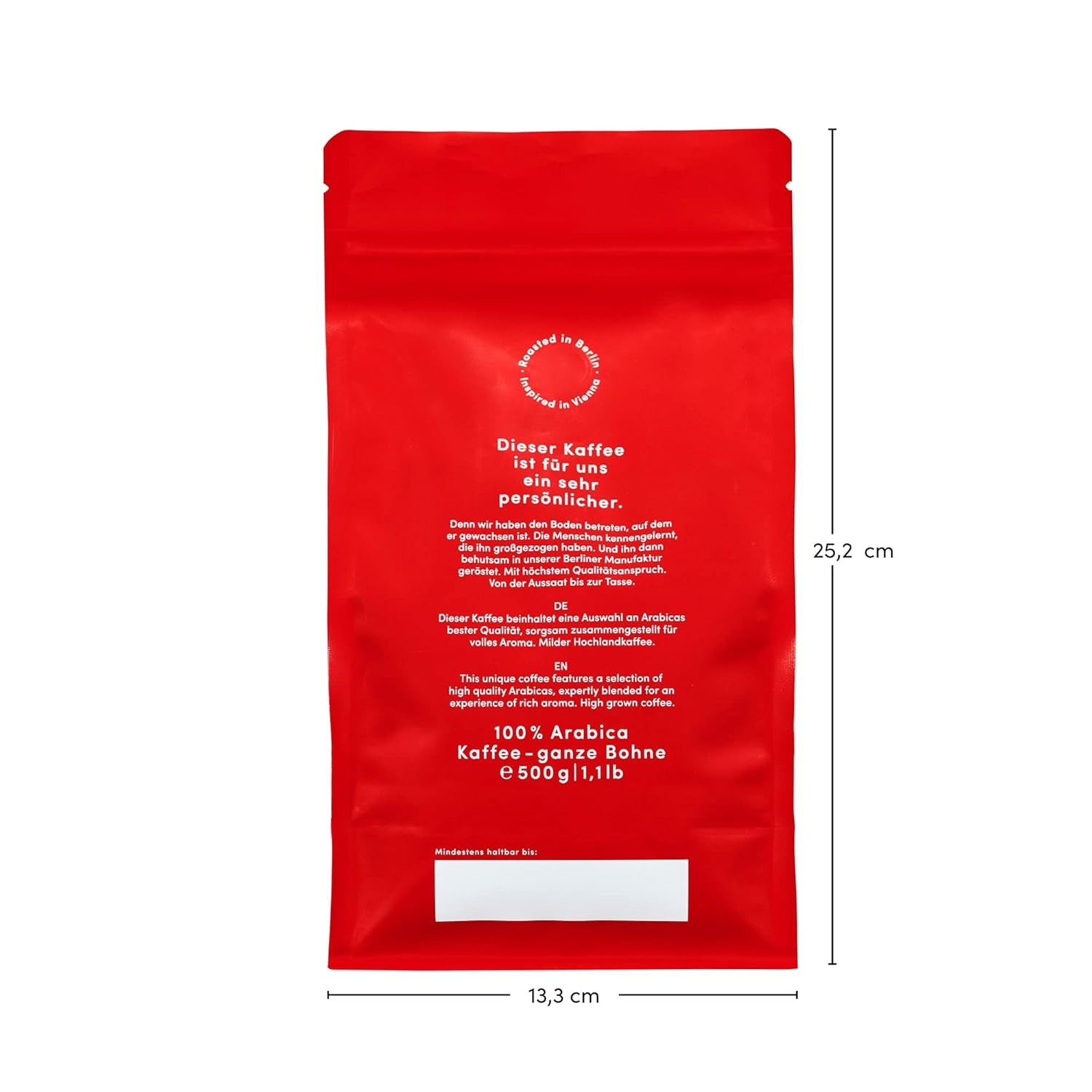 Roasters Pick Espresso Blend - 100 % Arabica, ganze Bohne - vielschichtige Röstung - frisch in Berlin geröstet - 500 g
