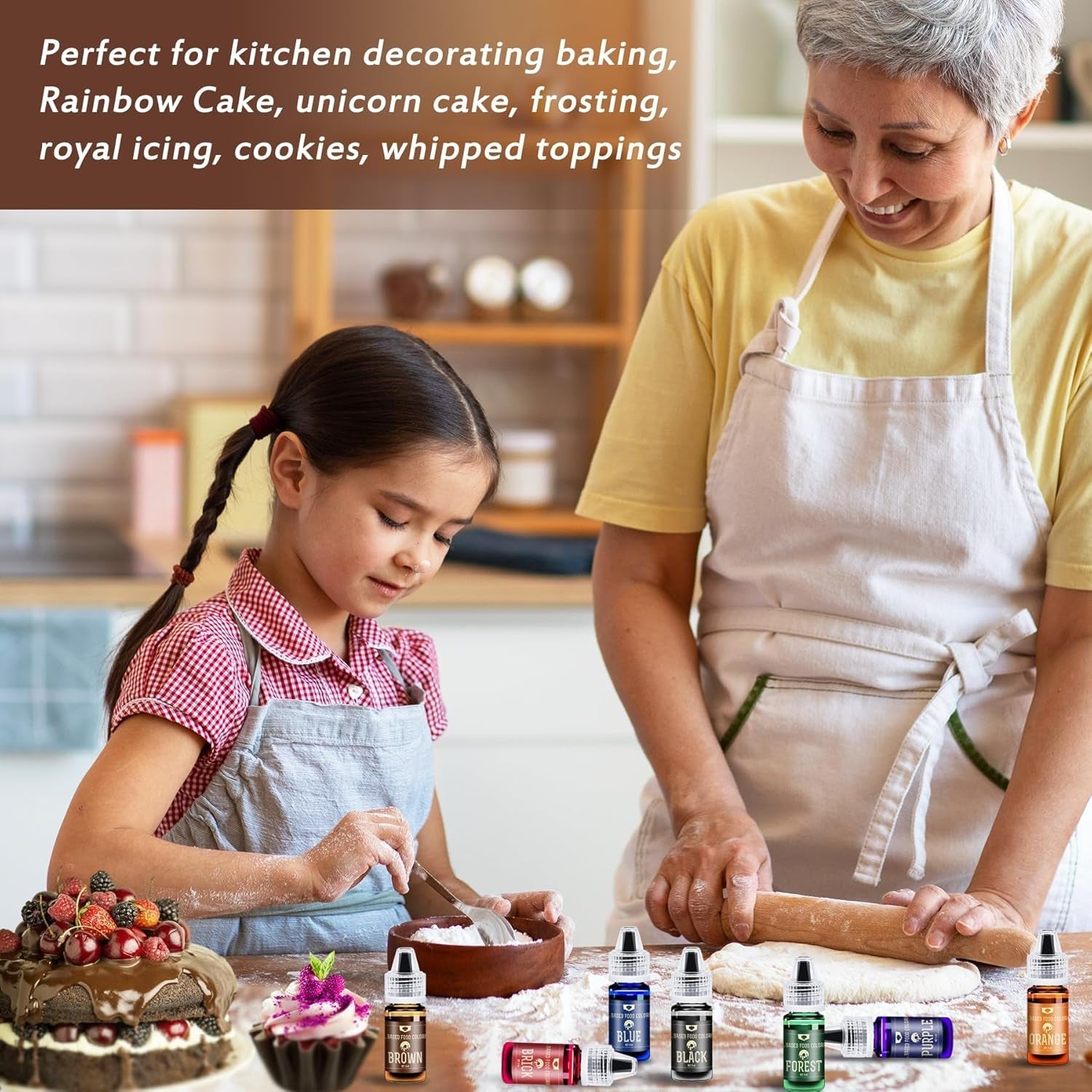 Colorant alimentar liposolubil pentru ciocolată - 88 ml colorant alimentar pe bază de ulei pentru fondant, copt, prăjituri, fursecuri - Colorant alimentar lichid fără aromă pentru unt de cacao, prăjituri, cremă de unt (alb)