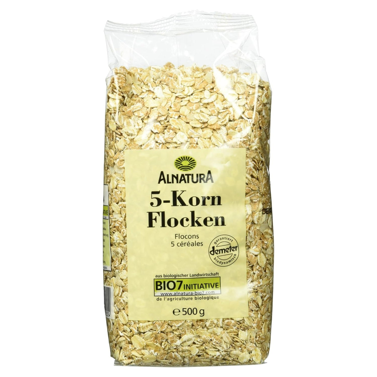 Økologiske flager fra 5 kornsorter, 500 g