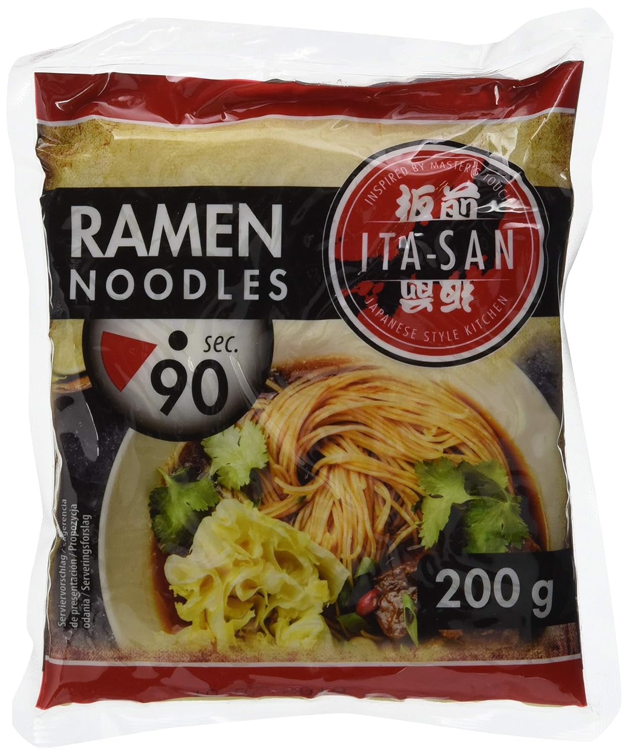 ITA-SAN Ramen nudler, hurtig og nem tilberedning, 30 x 200 g