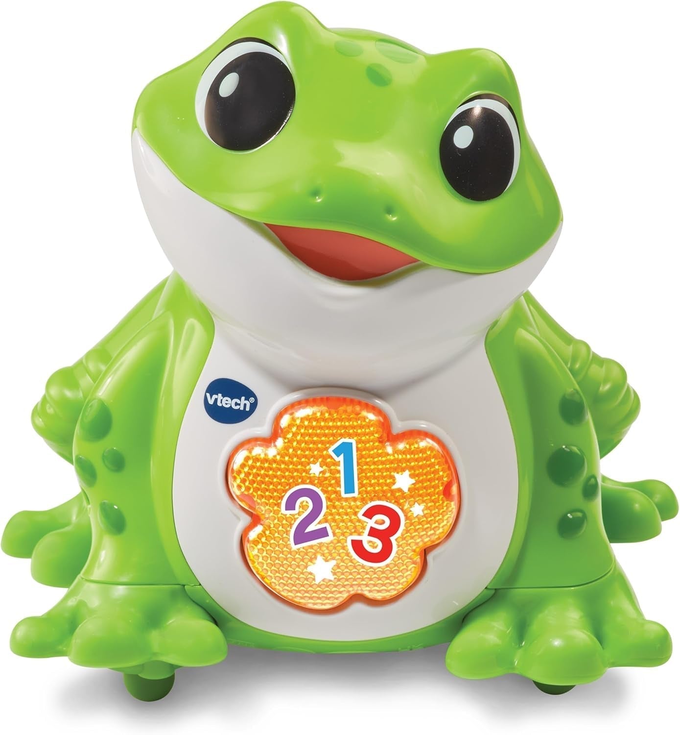 Vtech Baby Jumping Frog - Broscuță vorbitoare, săritoare, cu 3 cântece și 12 melodii - Pentru copii cu vârsta cuprinsă între 12-36 luni Jucarii Bebe Naty Shop Titlu implicit