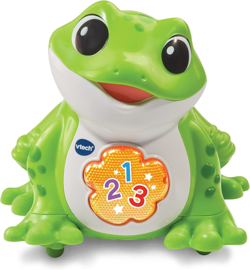 Vtech Baby Jumping Frog - Broscuță vorbitoare, săritoare, cu 3 cântece și 12 melodii - Pentru copii cu vârsta cuprinsă între 12-36 luni Jucarii Bebe Naty Shop Titlu implicit