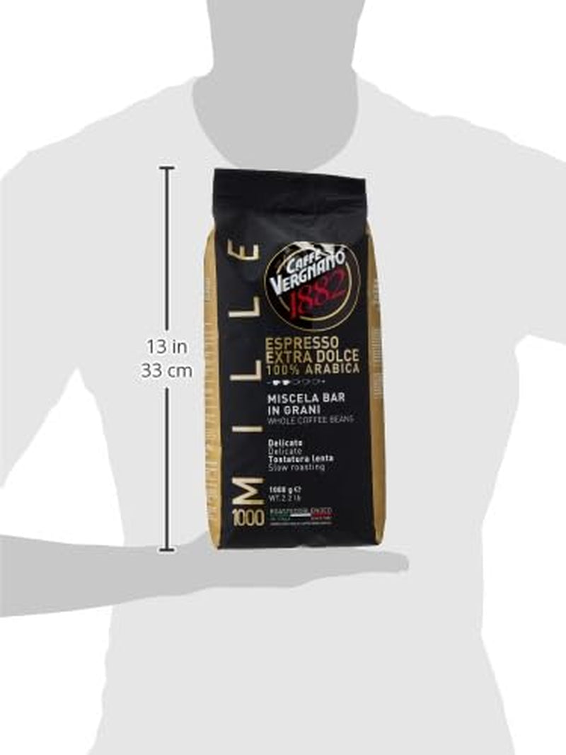 Caffè Vergnano boabe de cafea espresso EXTRA DOLCE 1000 (1kg)