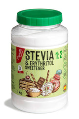 Stevia + Erythritol 1:2 sødemiddel, 1G = 2G sukker, 1 kg sødemidler Naty Shop
