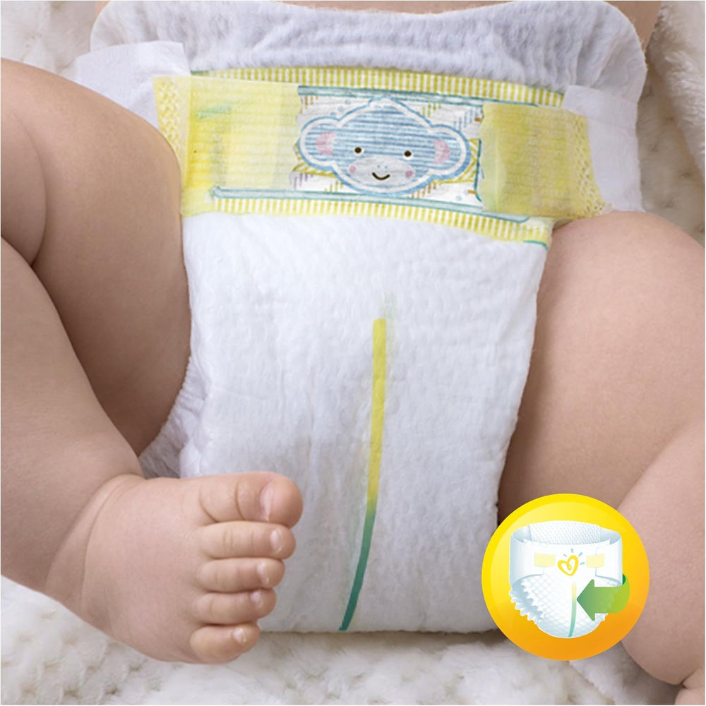 Pampers Premium Protection bleer til nye babyer, Jumbo pack, str. 1, 72 stk