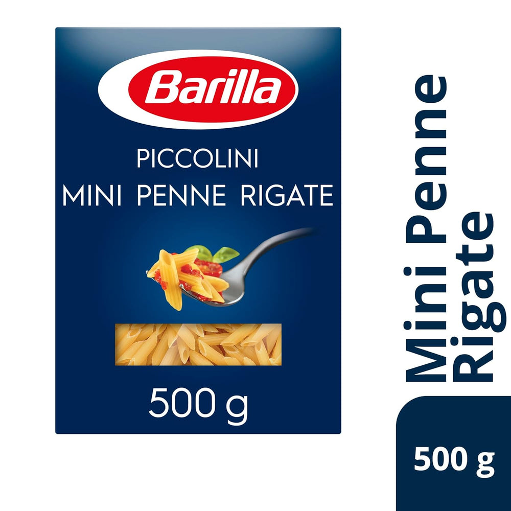 Pasta Barilla Piccolini Mini Penne Rigate, 500g