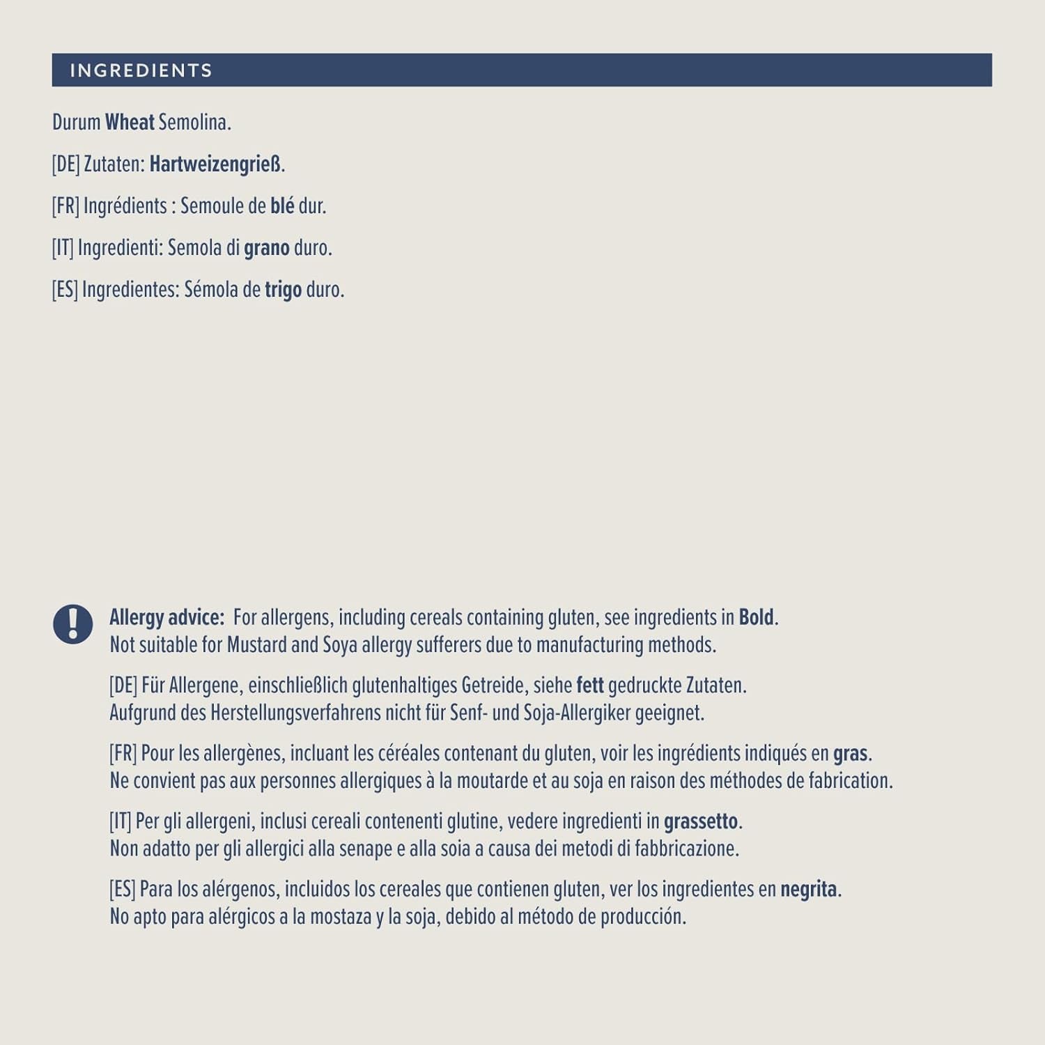 fra Amazon Fusilli, 500g