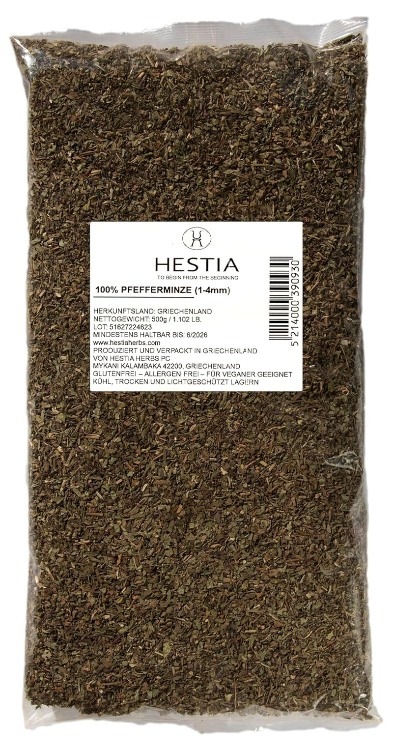 Hestia Urter Griechischer getrechtenter Oregano 500 g, Allergenfrei – Vegansk – GVO-frei