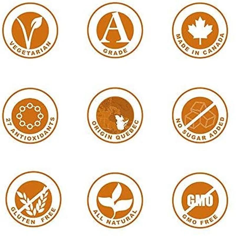 Maplefarm - ren canadisk økologisk mørk ahornsirup, klasse A, mørk, stærk smag - 250 ml sødemidler Naty Shop