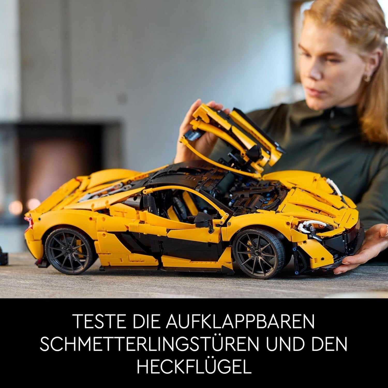LEGO Technic Mclaren P1 Super Sportsvognsæt Til Voksne Bilfans Gave V8 Stempelmotor 7-trins gearkasse Skalamodel Legetøjsbilsæt 42172 Byggesæt Besuche den LEGO-Store