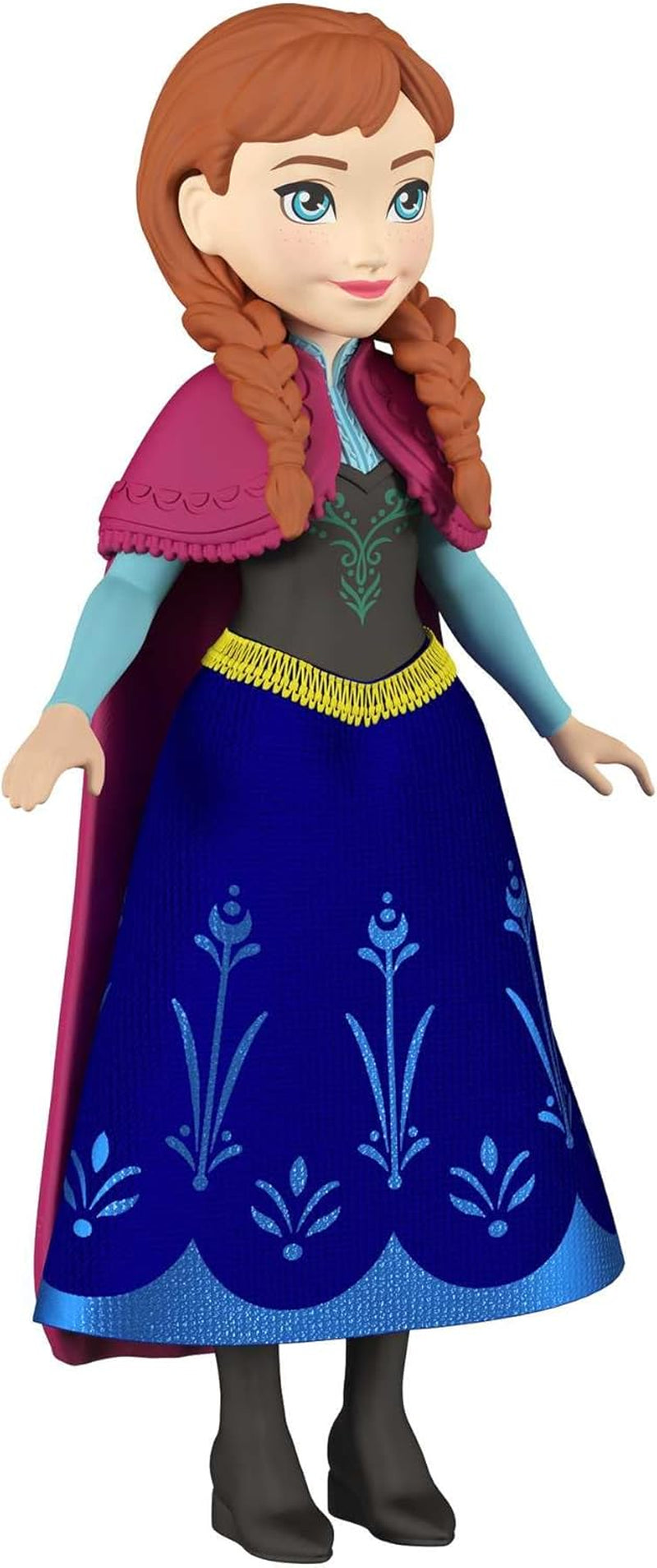 Mattel DISNEY Isdronningen Anna & Sven dukke og dyrefigur, inspireret af de animerede figurer, bevægelige lemmer, aftagelig nederdel og kappe, til børn fra 3 år og opefter, HLX03 Naty Shop Dolls