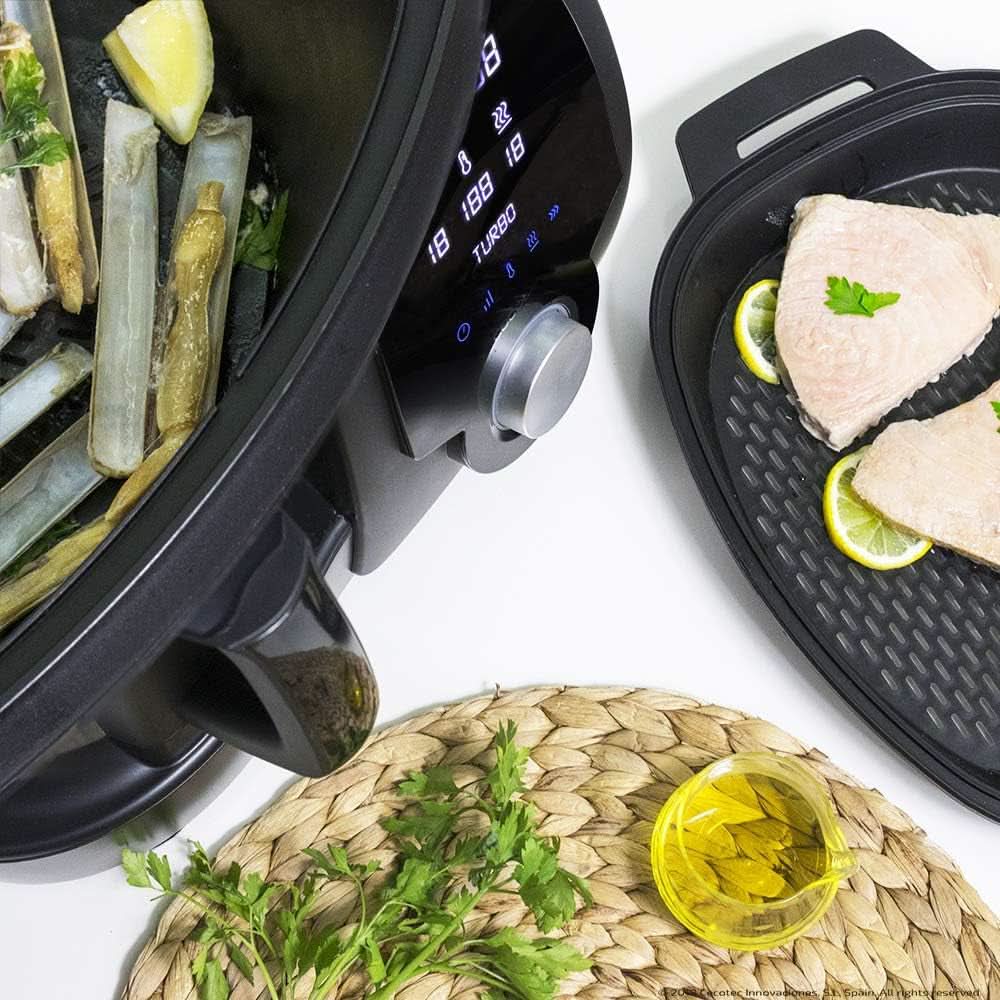 Cecotec Mambo 6090 Multifunktions-Küchenmaschine, 1700 W, 23 Funktioner, Krug Mit Fassungsvermögen 3,3 L, 3 Teller Gleichzeit, 10 Geschwindigkeitsstufen, Timer Køkken Robotter og Blandere Naty Shop