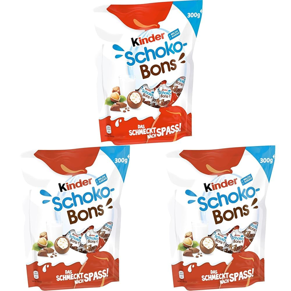 Kinder Schoko-Bons, 300 g (pakke med 3)