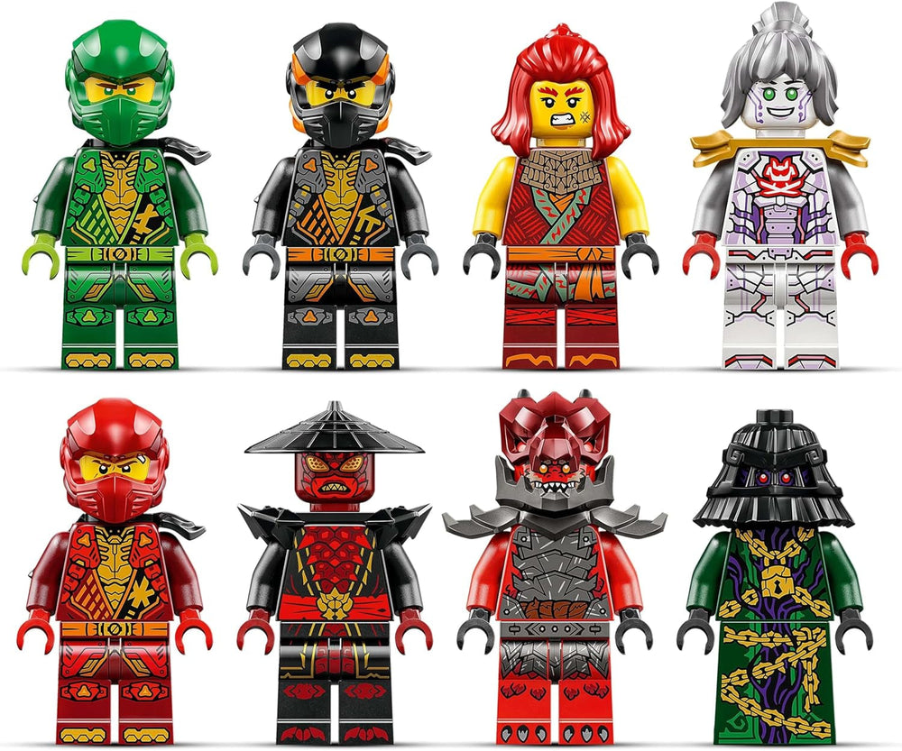 LEGO NINJAGO Lightbow Dragon - legetøj med 8 minifigurer og et Spinjitzu hjul - interaktiv ninja byggelegetøj til drenge og piger over 9 år - gaveide til fans 71836 Byggesæt Besuche den LEGO-Store