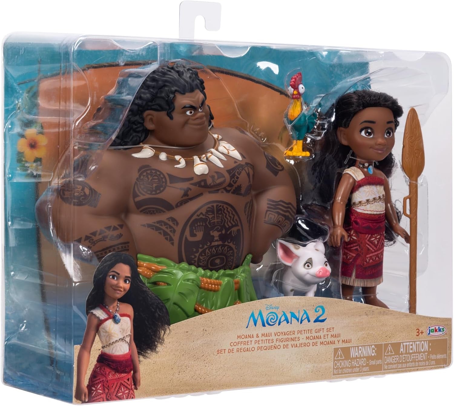 Vaiana 2 Vaiana & Maui Set cadou 15Cm Papusi Naty Shop