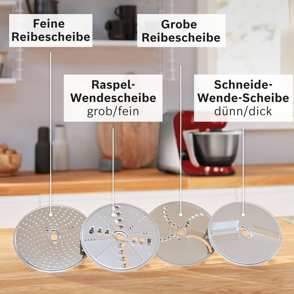 Foodprocessor Bosch Series 4 MUM5X720, integreret vægt, skål i rustfrit stål 3,9L, mixer 1,25L, 1000W Tilbehør Mad og amning Bebe Naty Shop