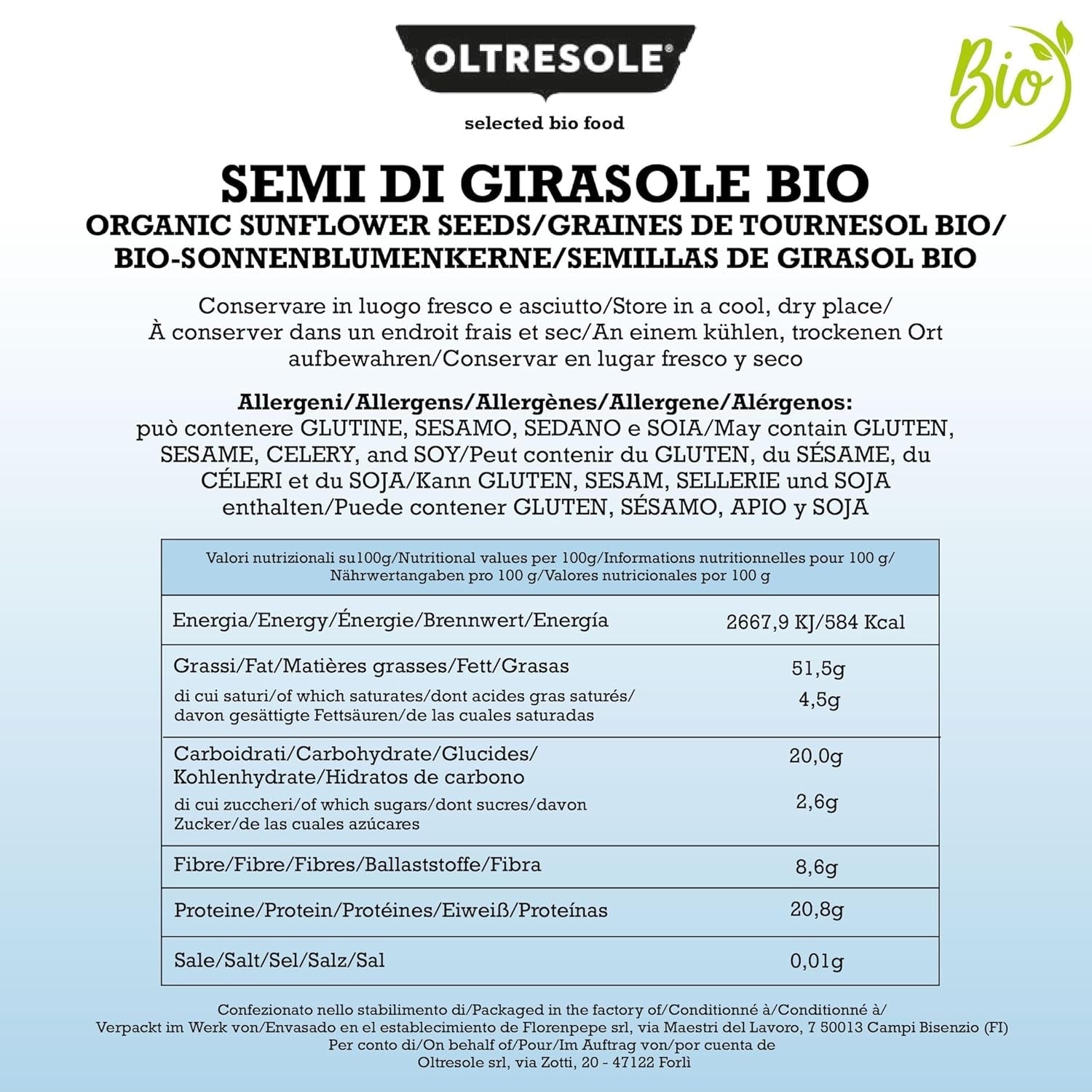 Semințe de floarea-soarelui organice 3 kg, semințe de floarea-soarelui organice crude, decojite, neprăjite și nesărate, bogate în fibre și nutrienți, ideale ca gustare și pentru rețete