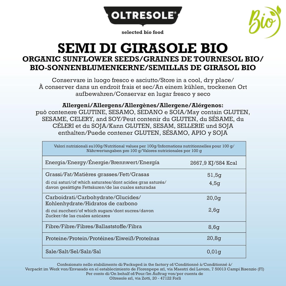 Semințe de floarea-soarelui organice 3 kg, semințe de floarea-soarelui organice crude, decojite, neprăjite și nesărate, bogate în fibre și nutrienți, ideale ca gustare și pentru rețete