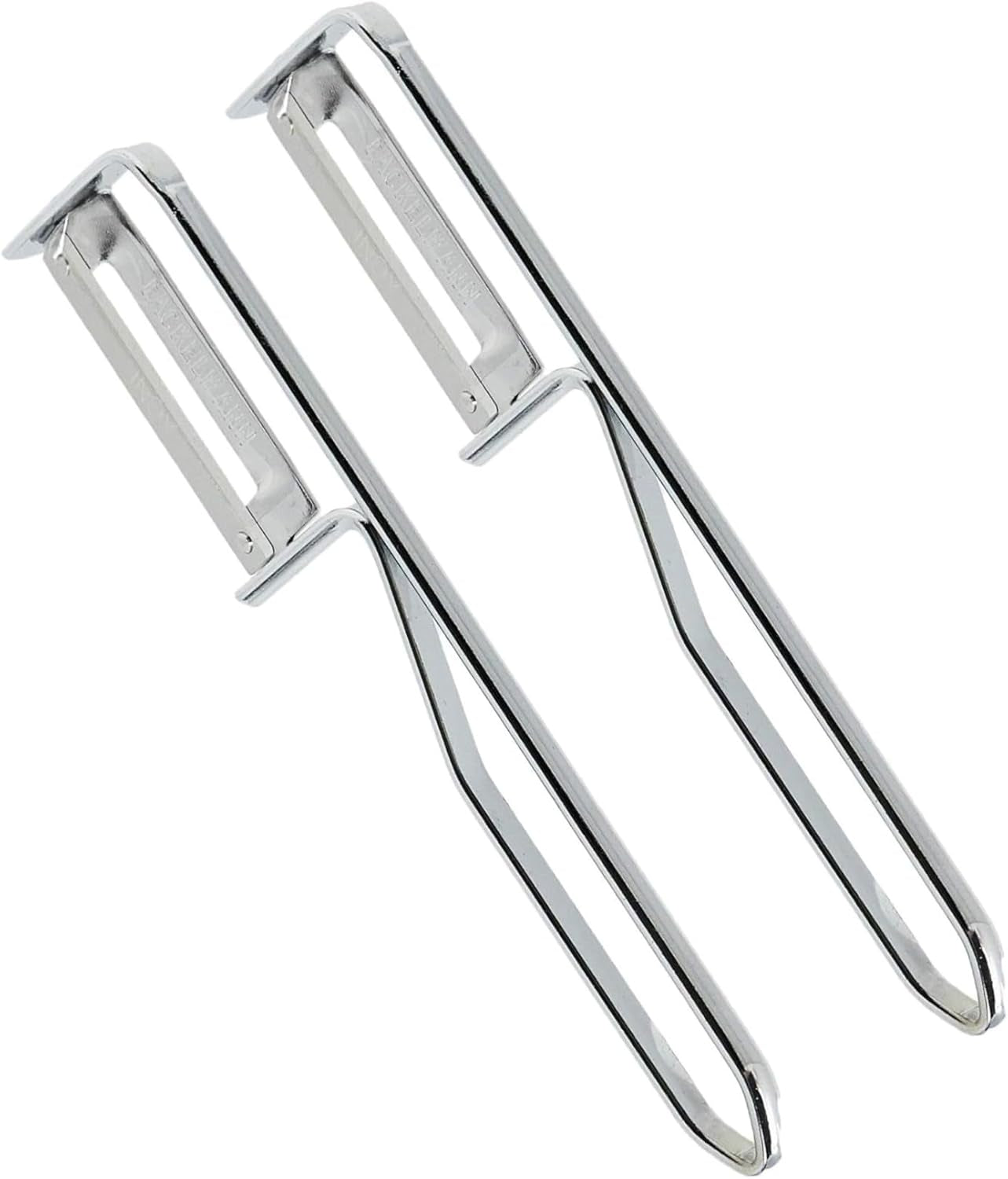 Fackelmann universalskræller, klinge i rustfrit stål Skræller Naty Shop Økonomiskræller Sæt 2 stk.