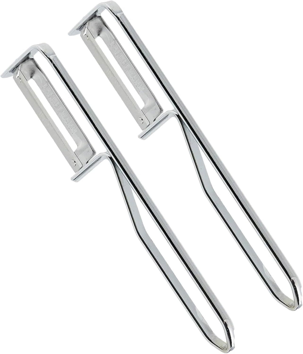 Fackelmann universalskræller, klinge i rustfrit stål Skræller Naty Shop Økonomiskræller Sæt 2 stk.