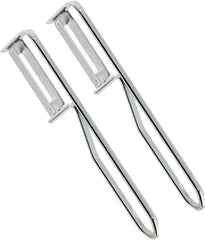 Fackelmann universalskræller, klinge i rustfrit stål Skræller Naty Shop Økonomiskræller Sæt 2 stk.