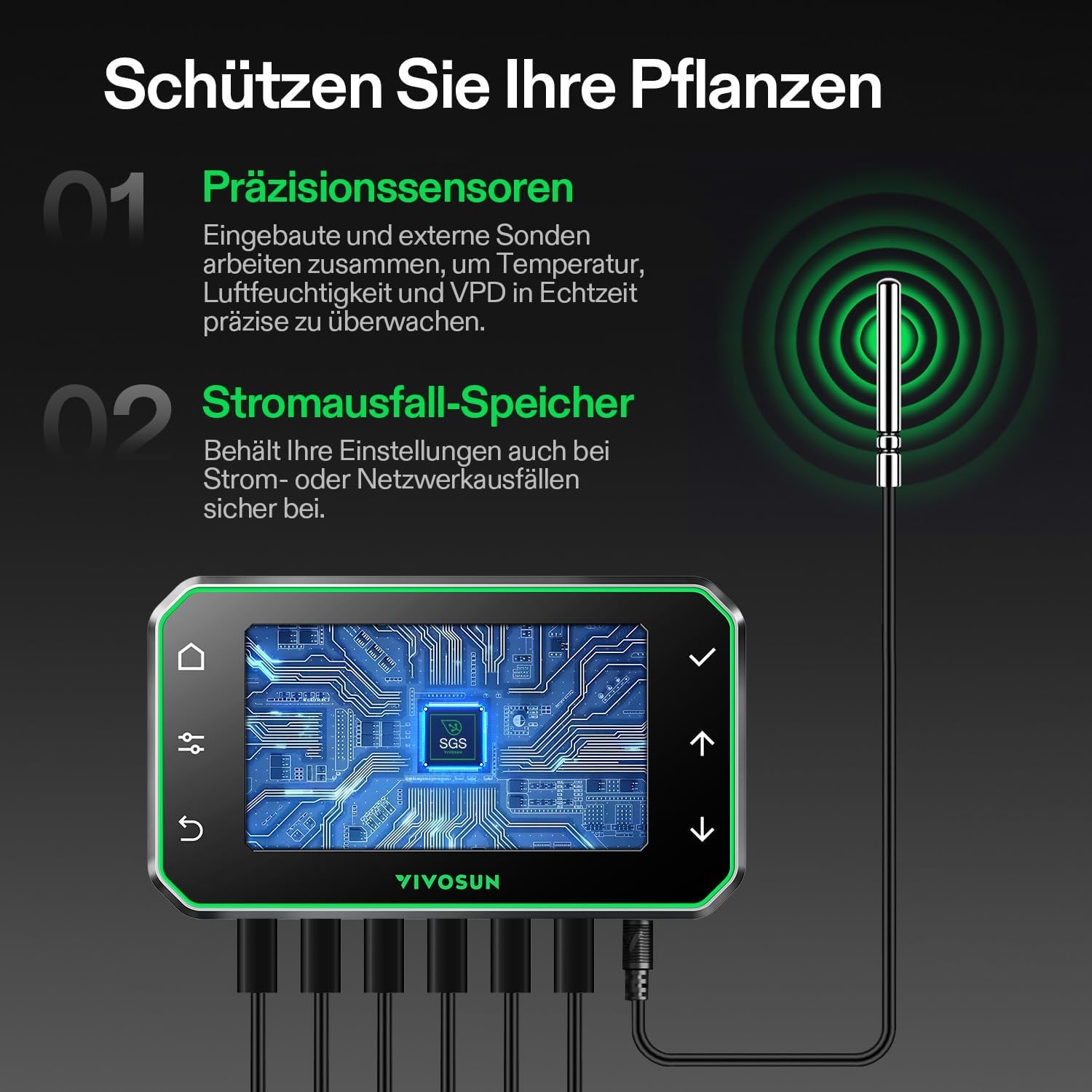 VIVOSUN 100 mm AeroZesh G4 Smart Inline blæser/udstødningssæt med GrowHub E42A+, temperatur- og fugtighedskontrol, WiFi/app fjernbetjening, aktivt kulfilter og slange til væksttelte og hydroponics