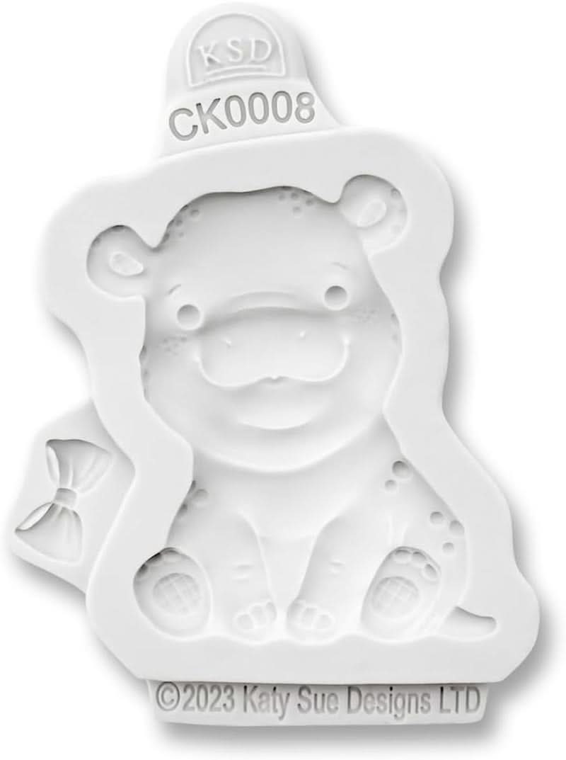 Katy Sue, Sweet Safari Silikonestøbning, Naty Shop Kitchen Hipopotam