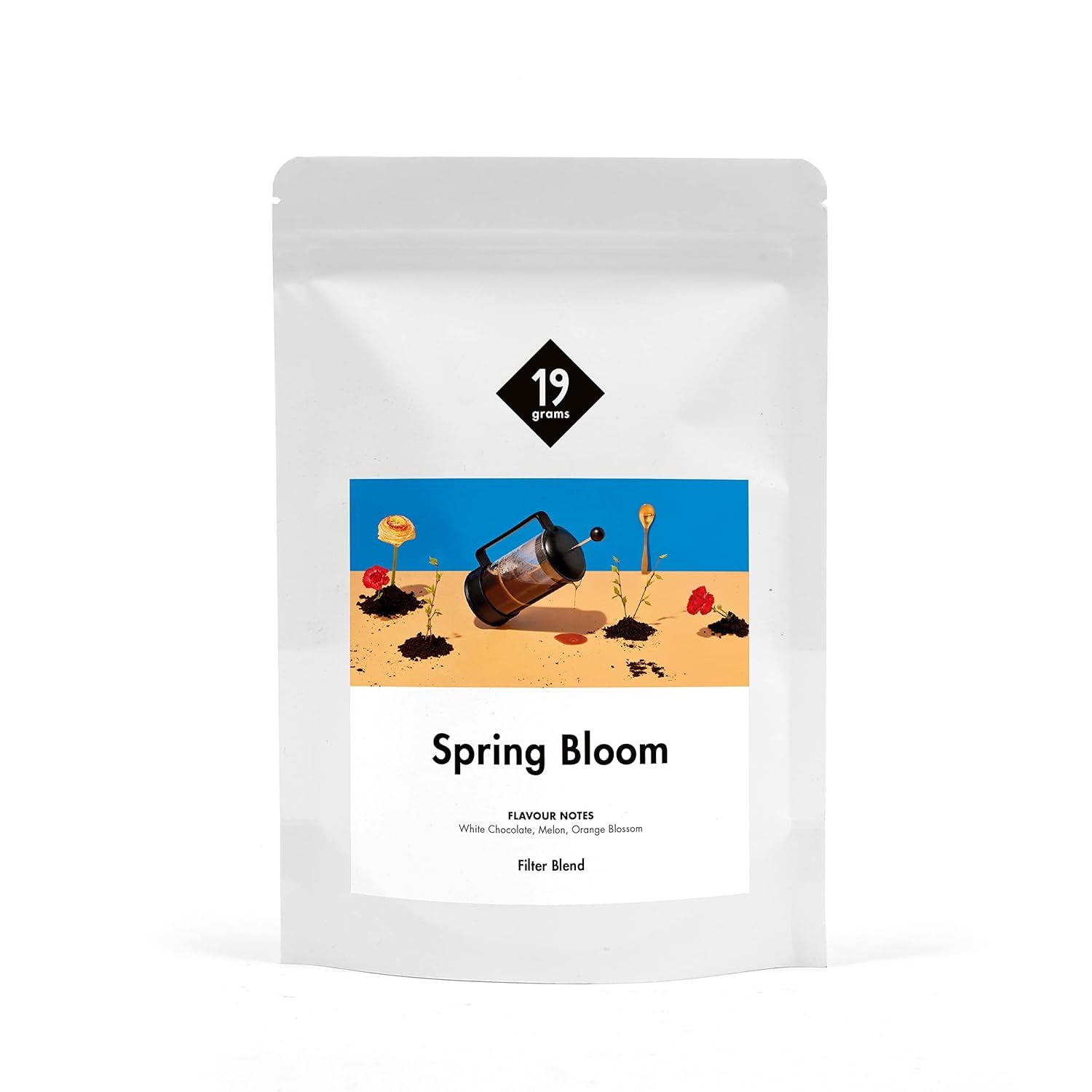 Filtru Spring Bloom | 250 g boabe întregi | echitabil și sustenabil | proaspăt prăjit | boabe de cafea 100% Arabica | cafea specială | 19 grame Cafe Roastery…