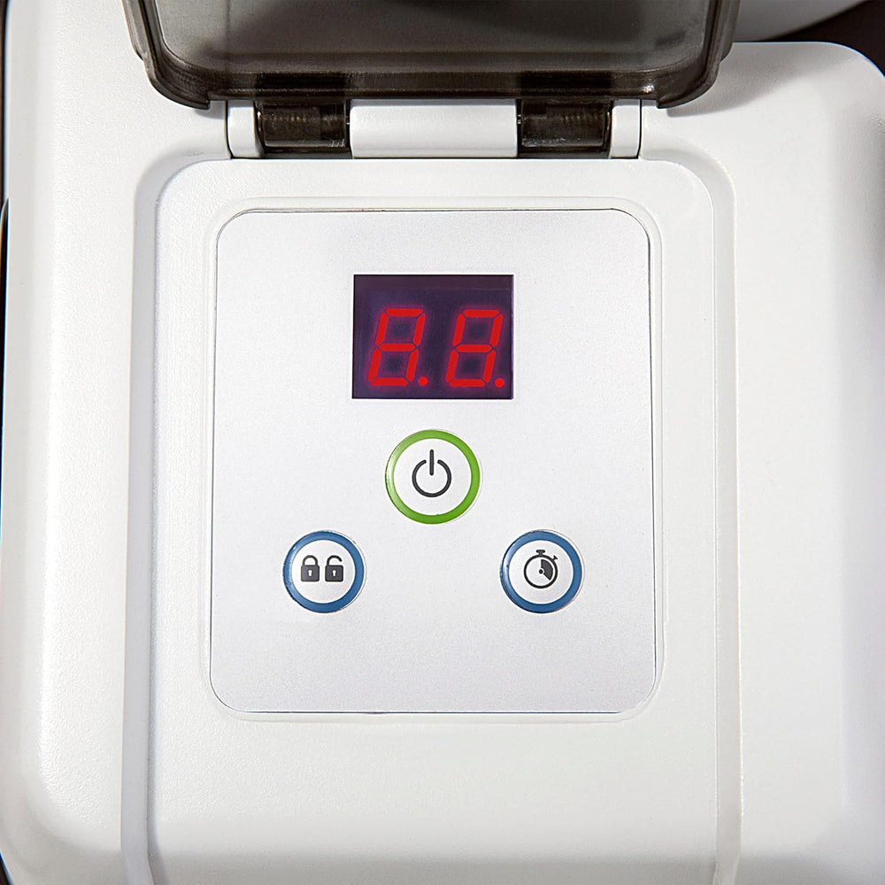 Intex 26642 Krystal Klar sandfilterpumpe med RCD, vandgennemstrømning 3500 l/t, systemflow 2000 l/t, plast, hvid