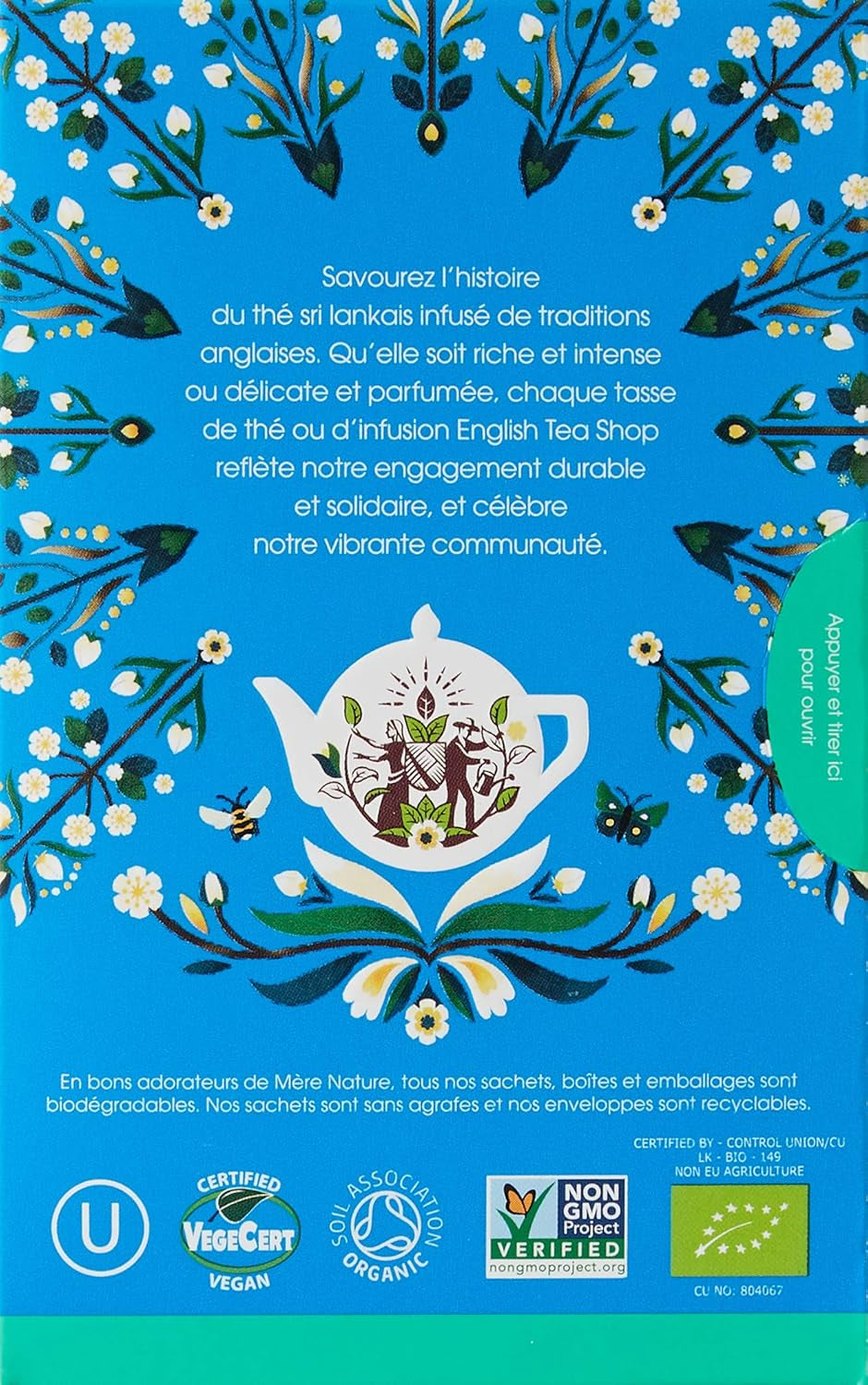 ETS - Ceai negru Darjeeling, BIO, 20 pliculețe de ceai (pachet cu 2)