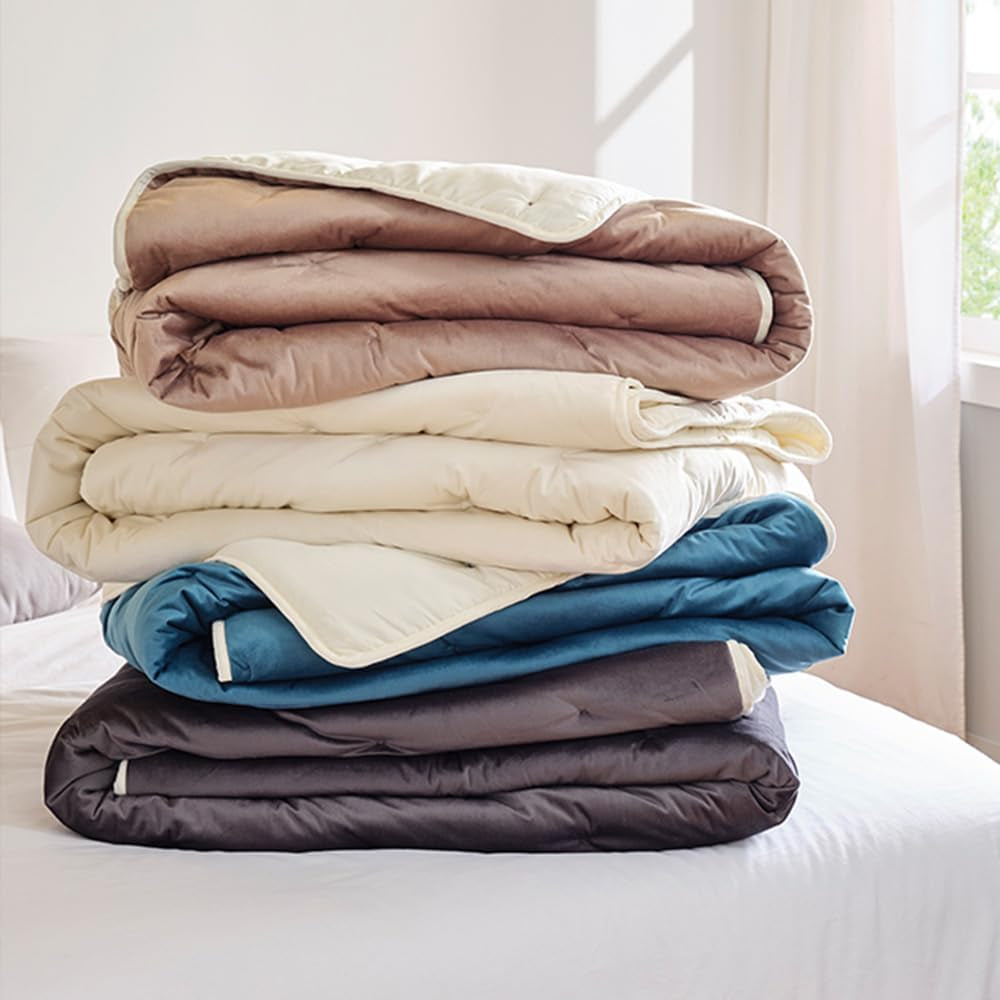 Toison D'Or Denali quilt, 180 Cm X 240 Cm, påfugl, blå Dyner og dyner Naty Shop