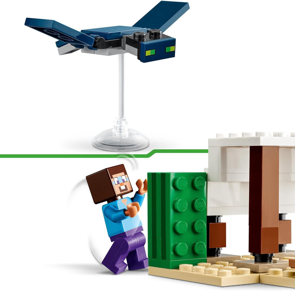 LEGO Minecraft Steve's Desert Expedition, videospilsæt til drenge og piger, biome med Steve, hus, figurer og Camel-legetøj, gamergave til børn fra 6 år 21251 Byggesæt Besuche den LEGO-Store