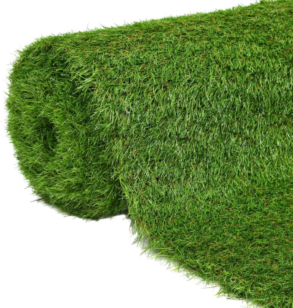 Vidaxl Kunstrasen Rasenteppich Kunstrasenteppich Fertigrasen Teppich Garten Balkon Terrasse Kunstrasenmatte Rasen 1X8 M/40 Mm Grün