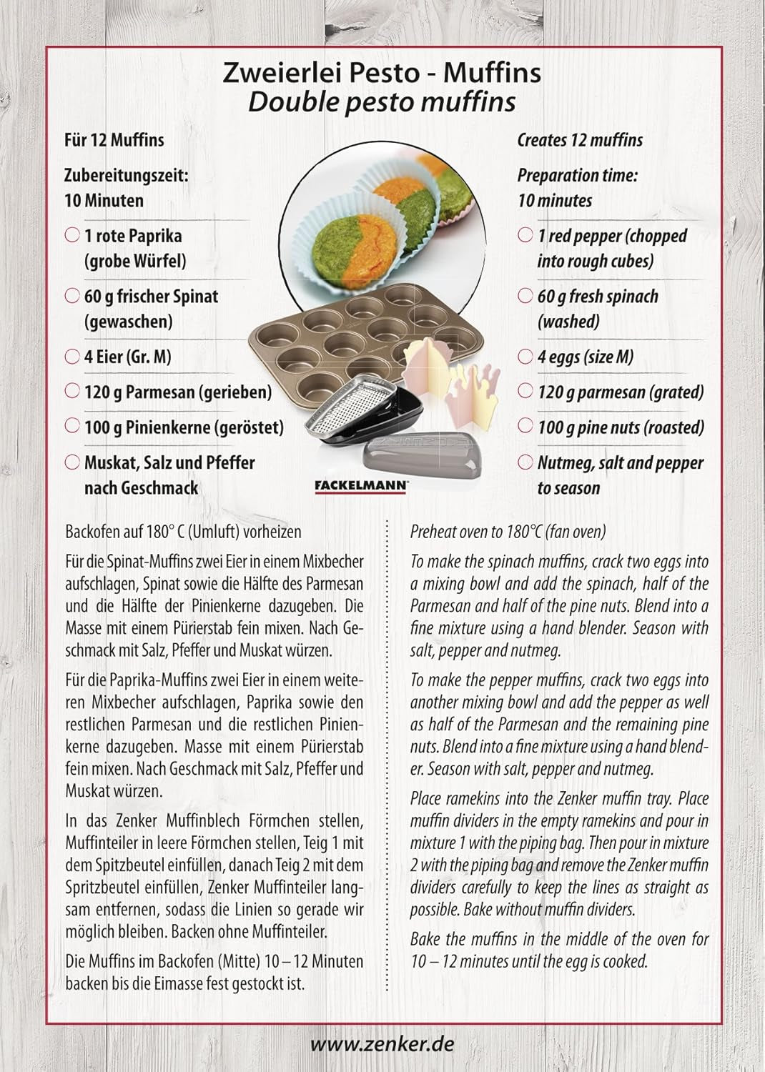 Zenker, muffinform diameter Ø 7 cm, MOJAVE GOLD Forme og bageplader Naty Shop