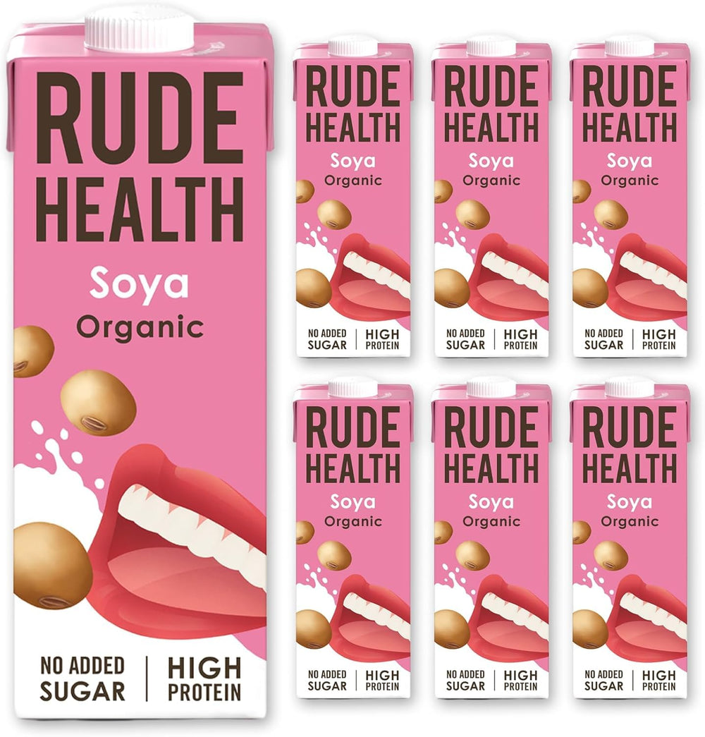 Rude Health 6 x 1 Liter Bio-Cashew-Drik, 100% naturlig Bio-Getränk, glutenfrei, ungesüßt, præisgekrönt, gesund & vegansk, 100% genanvendt Verpackung