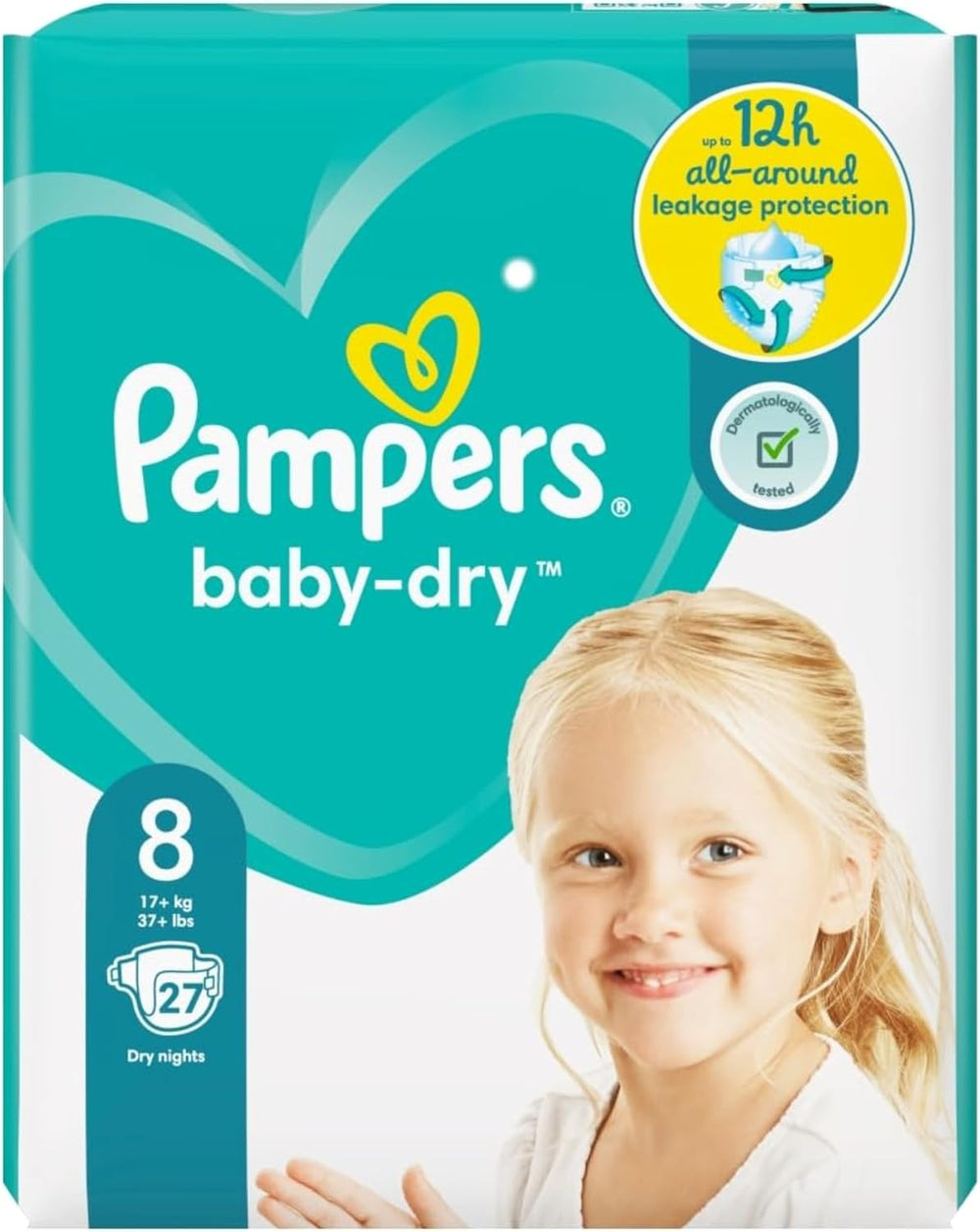 Bleer Pampers 81657566 Baby-Dry Bukser, hvide